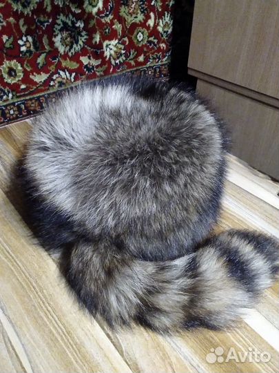 Шапка меховая из чернобурки