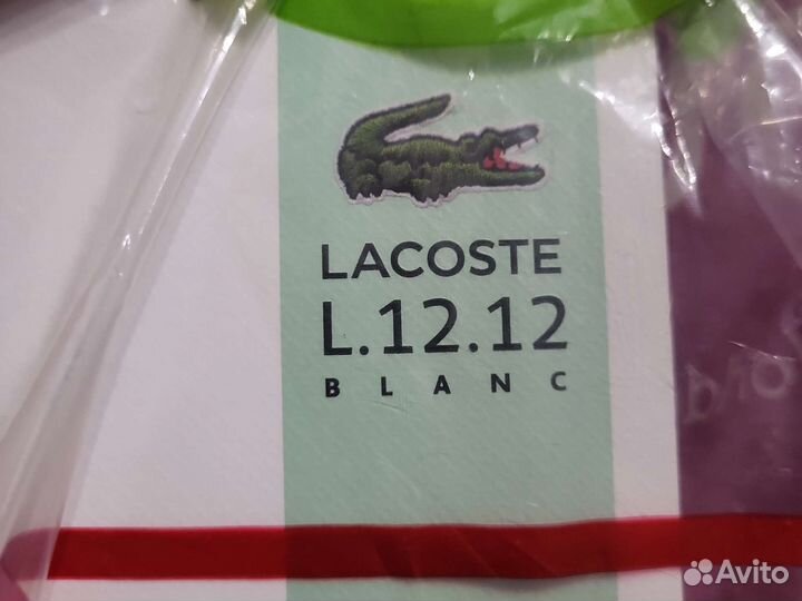 Туалетная вода lacoste мужская L.12.12 blanc