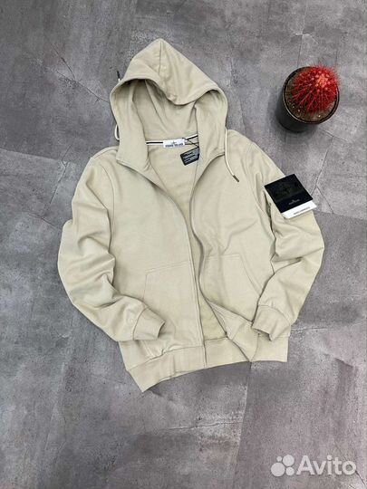 Zip худи stone island новые
