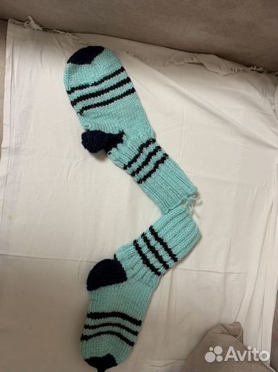 Носки ручной вязки и для мальчика и для девочки