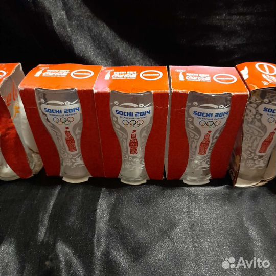 Олимпийские бокалы новые Сочи 2014