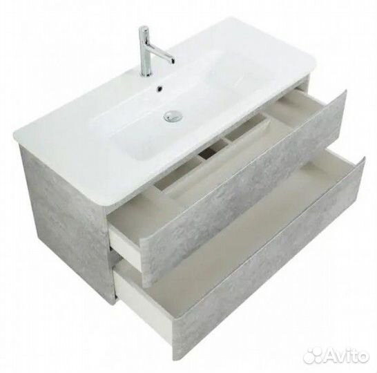 Тумба с раковиной BelBagno Albano-CER 105 Cemento Verona Grigio