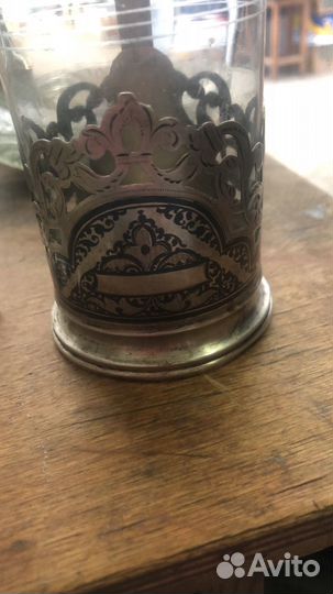 Подстаканник серебряный