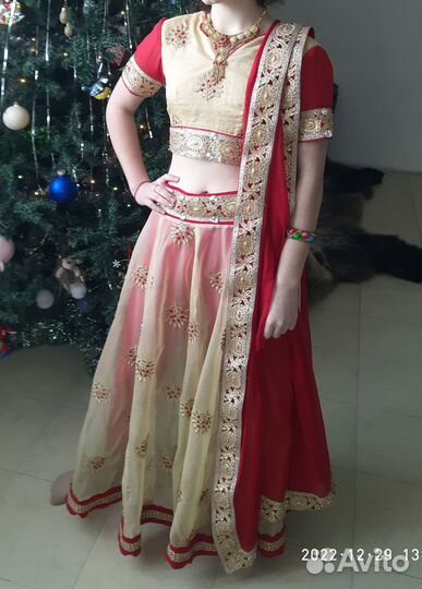 Индийский костюм для фотосессий, праздников