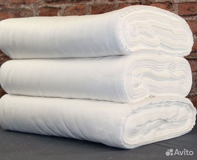 Вафельное полотно рулонами и на отрез