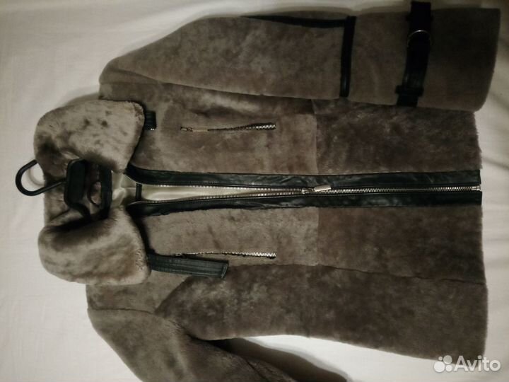 Куртка зимняя женская натуральный мех 44 размер