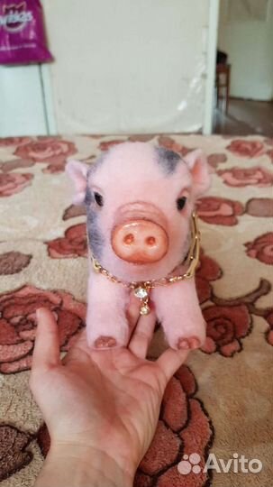 Поросенок, сухое валяние