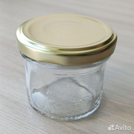 Банки стеклянные 100 мл для хранения / декора