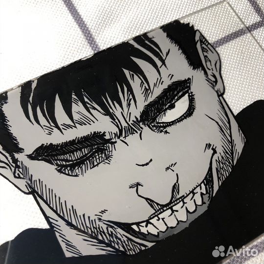 Аниме на стекле, манга Берсерк, Гатс