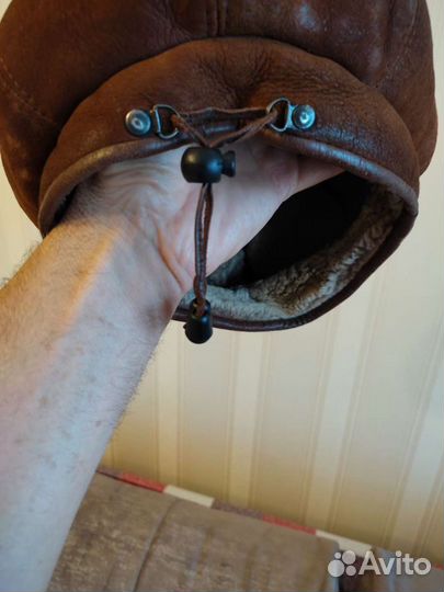 Берет женский натуральная кожа