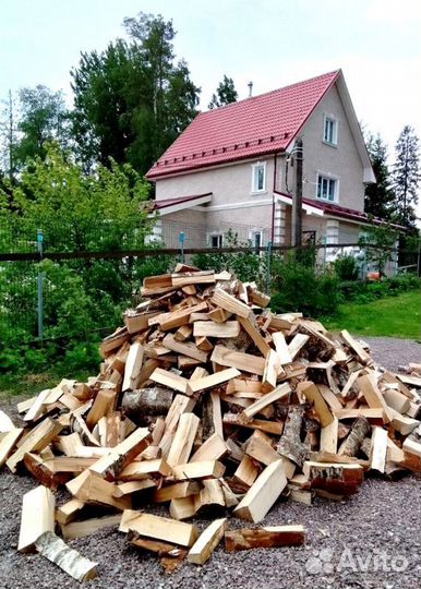 Дрова Береза с доставкой в Выборге