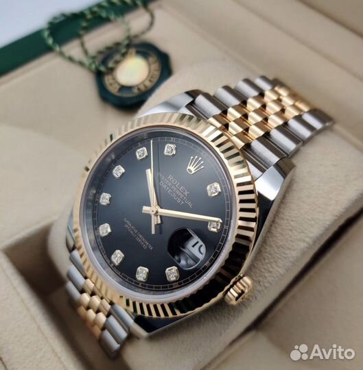 Rolex Datejust 41 mm Black Diamond Dial