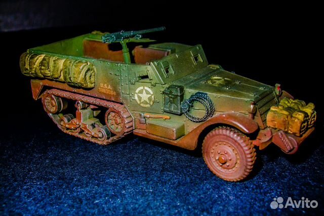 Модель 1/72 бтр M3 США Франция везеринг афтемаркет