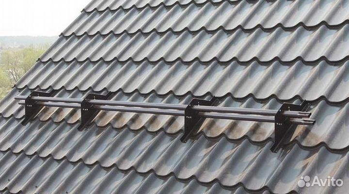 Эстетичные снегозадержатели для стильной кровли