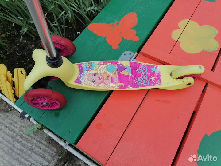 Самокат детский трехколесный бу