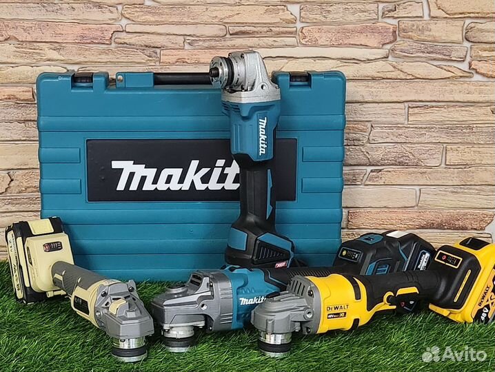 Аккумуляторная болгарка ушм Makita