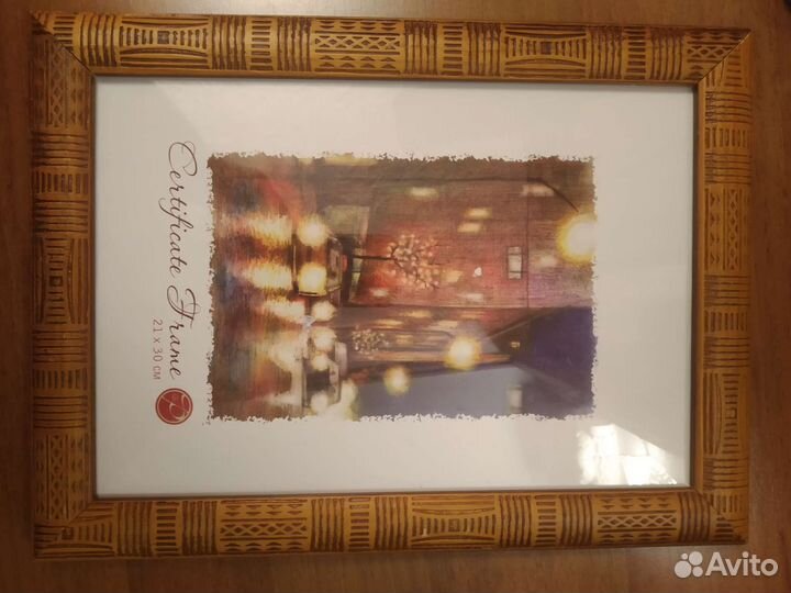 Рамка из дерева для фото 21х30 с стеклом