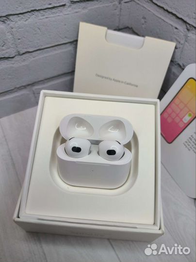 Наушники apple AirPods 3 новые 1:1 копия