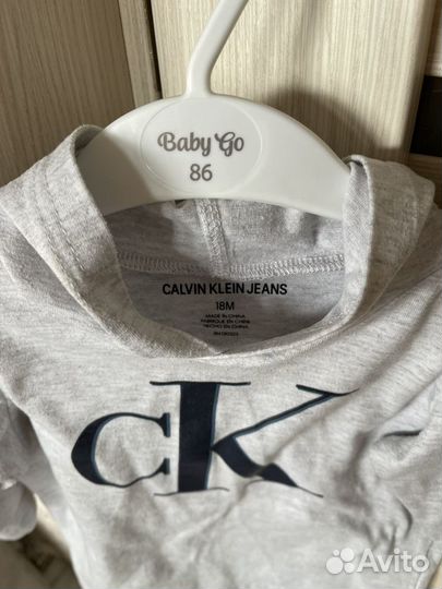 Кофта с капюшоном Calvin Klein оригинал 80-86