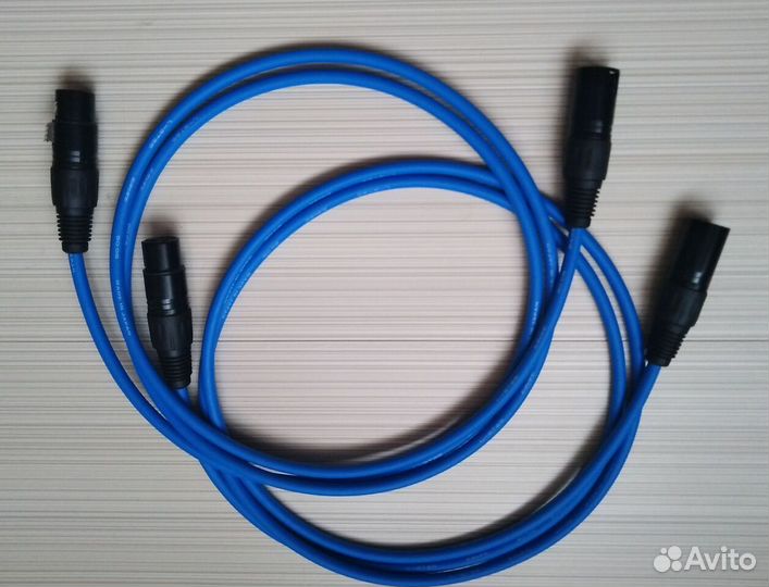0.7м Балансные кабели XLR-XLR Canare (Japan)