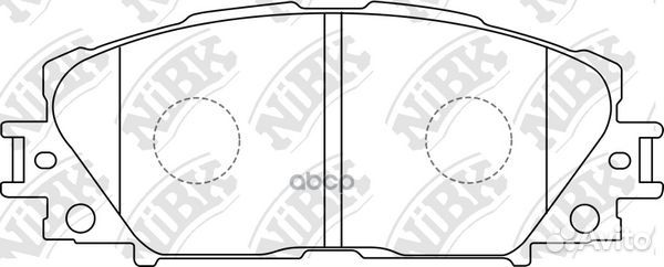 Колодки пер. lexus CT200H 11 PN1508 NiBK