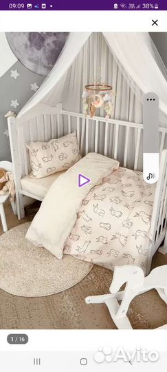 Детское постельное белье новое