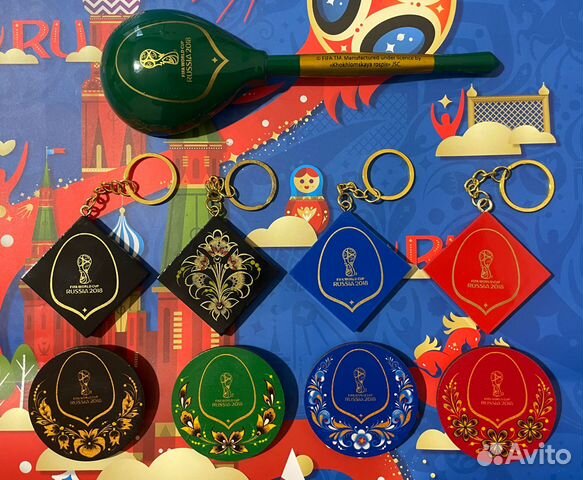 Коллекция 9 предметов Fifa Хохлома Чм 2018