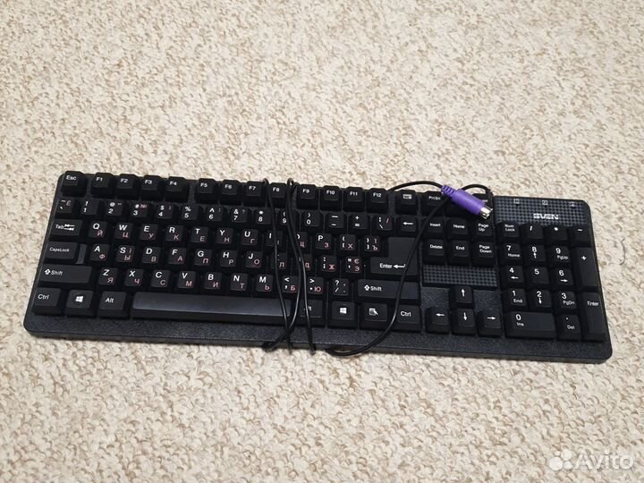 Клавиатура sven ps-2 мембранная