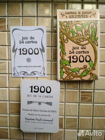 Игральные карты Grimaud Art Nouveau