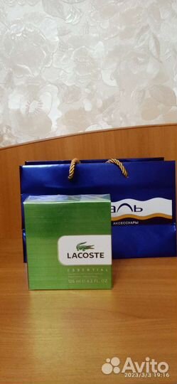 Мужская туалетная вода lacoste 125 мл