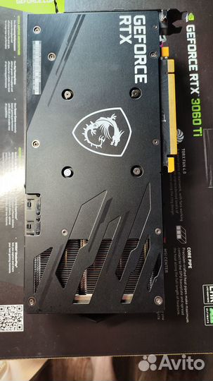 Продам msi rtx 3060 ti gaming x