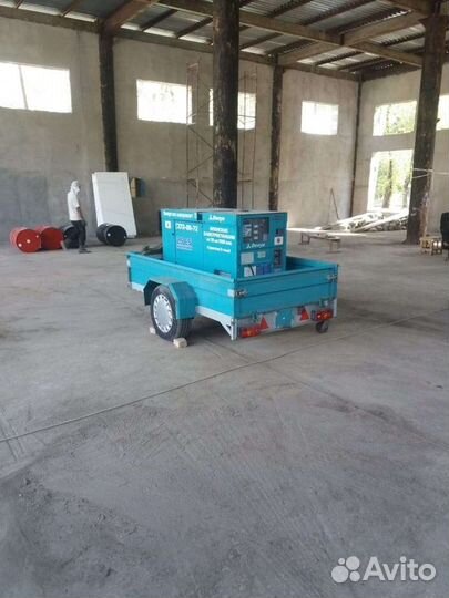 Аренда генератора на прицепе 15-100 кВт