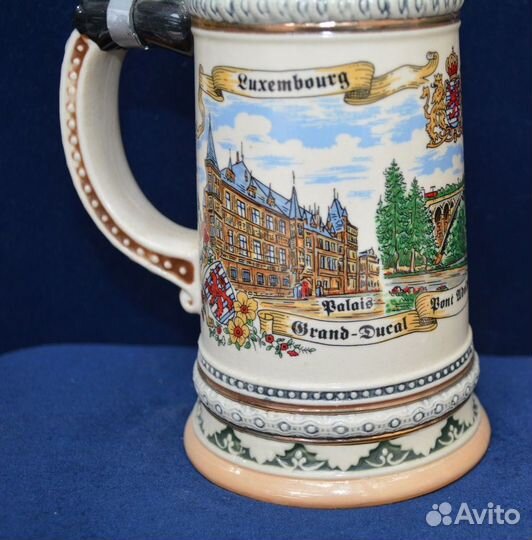 Пивная кружка- люксембург. высота 21 см