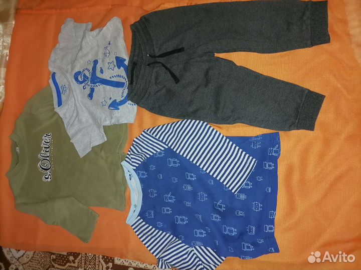 Свитер, брюки, рубашка х/б для мальчика 2года