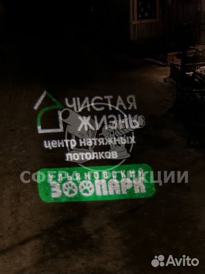 Светодиодные гобо проекторы для уличной рекламы го