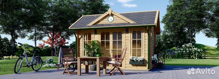 Дом из бруса шерлок 44 3x4