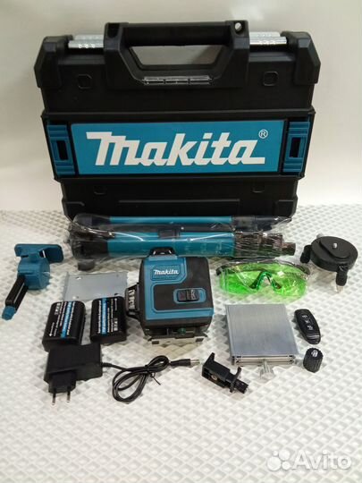 Лазерный уровень makita 4D нивелир 16 линий