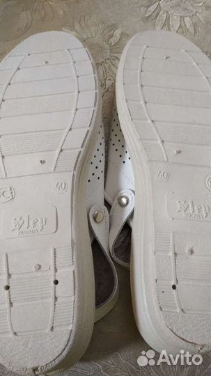 Сабо кож. зам. женские 39-40 размер