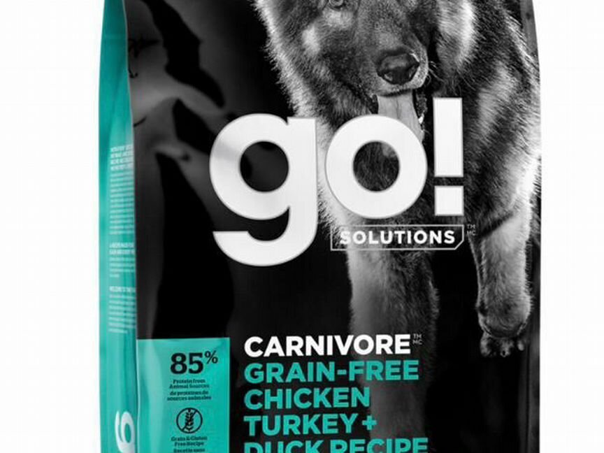 Корм для собак GO solutions 9,98 кг