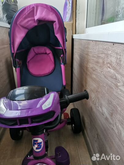 Детский велосипед с ручкой бу