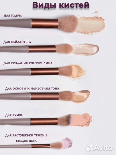 Набор кистей для макияжа