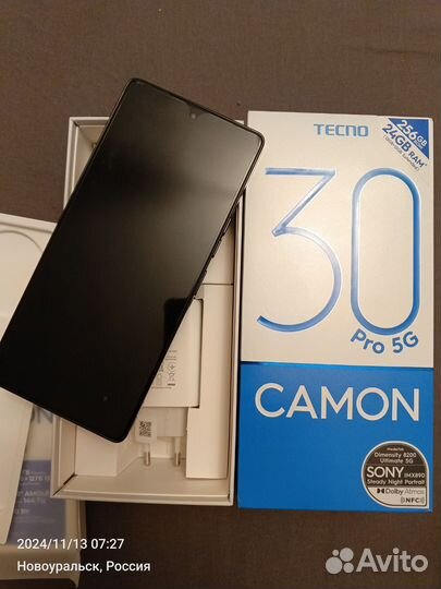 Tecno Camon 30 Pro, 12/256 ГБ