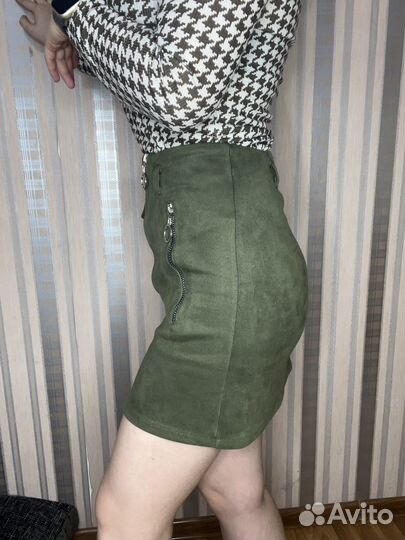 Юбка под замшу