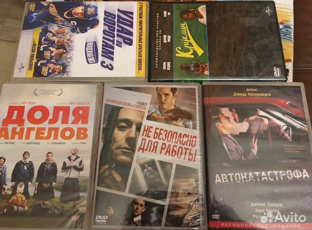 5 лицензионных фильмов DVD