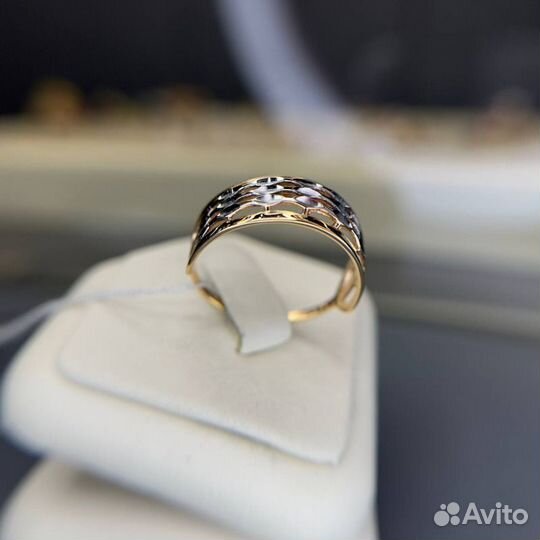 Золотое кольцо 585 проба золото