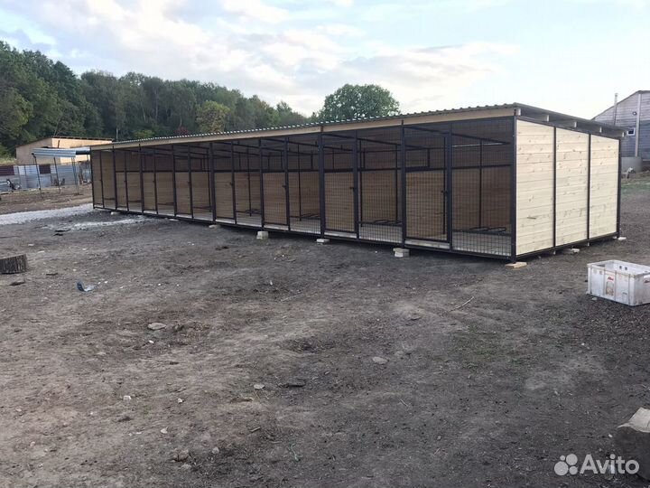 Вольерные комплексы для питомников, приютов