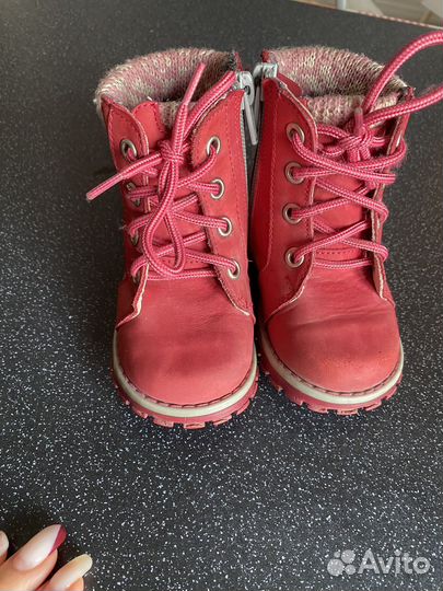 Ботинки для девочки 21 размер
