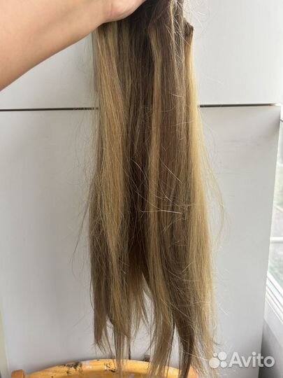 Трессы на заколках нано