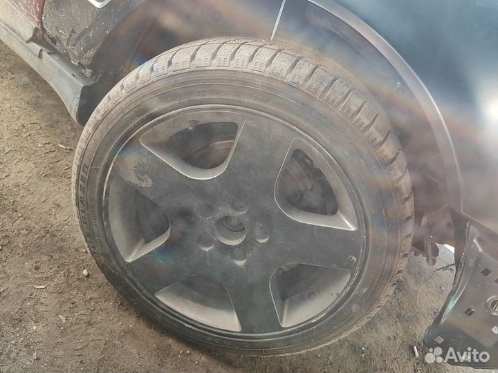 Литьё диски r17 5x112+новая зимняя резина 225x45