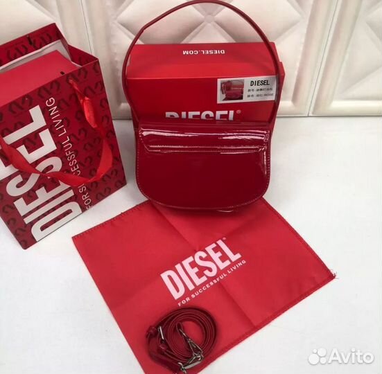 Сумка diesel новая красная